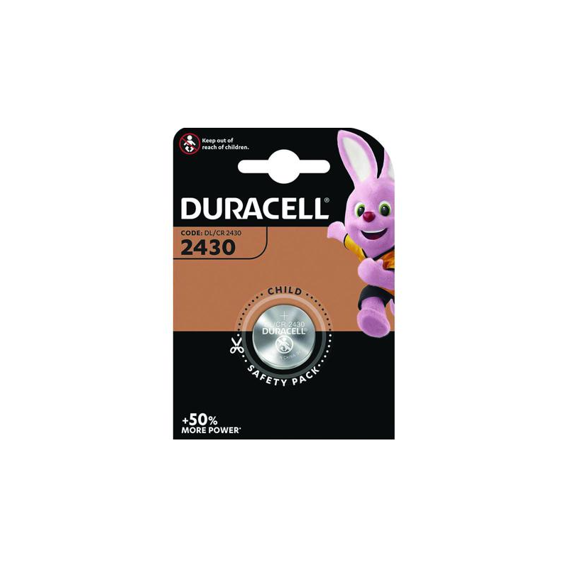 Pile Bouton DURACELL LITHIUM DL/CR2430 1pc — Duracell · Smarty Paris 18e